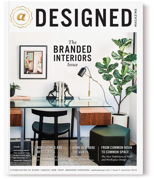 aDesign Magazine Issue 1 Cover, Hut K Furniture