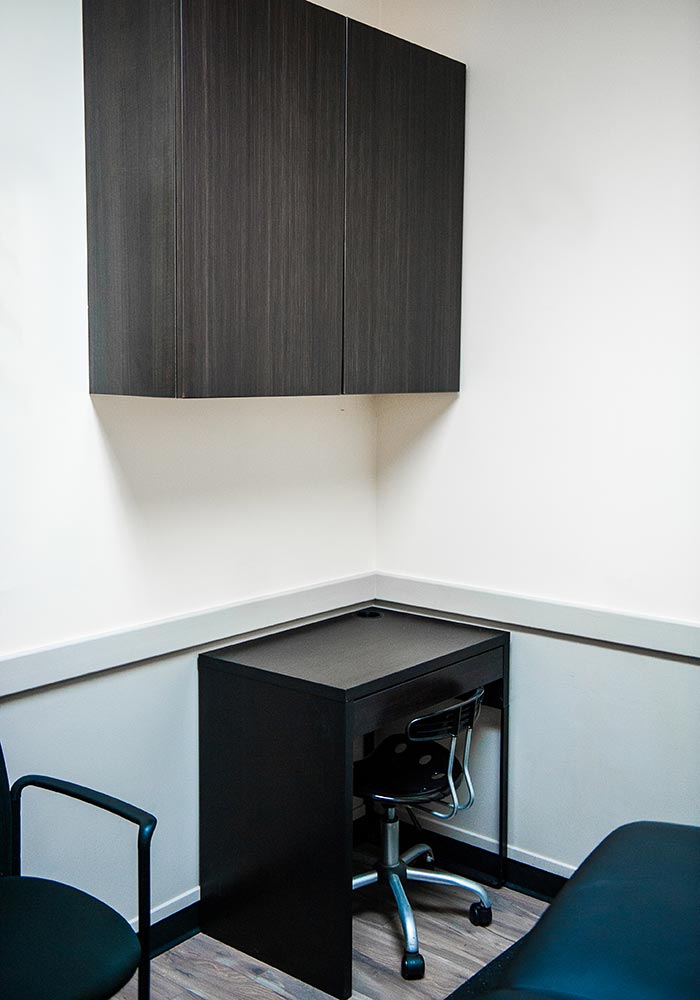 Sturgeon Creek Chiropractic Clinic Treatment Room Desk