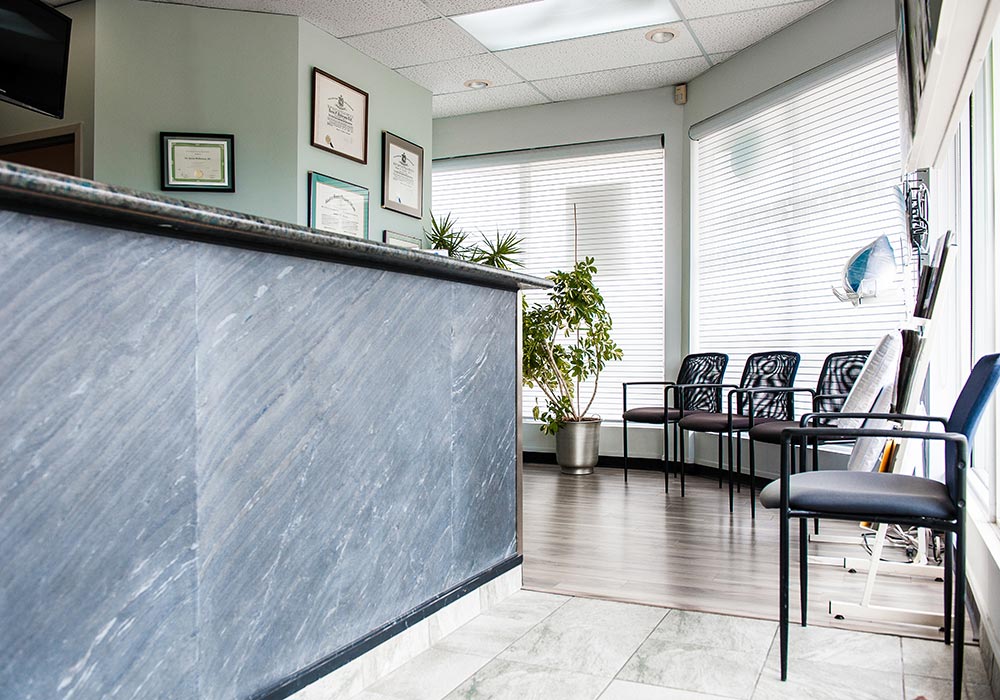 Sturgeon Creek Chiropractic Clinic Front Desk and Waiting Room