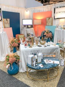 Luminology Trade show booth at the Wonderful Wedding Show