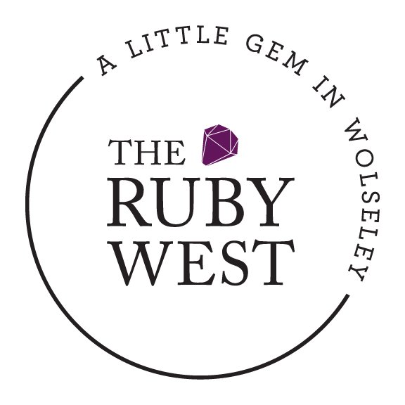 Ruby West Wolseley restaurant seal logo monogram